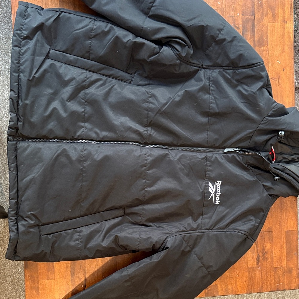 Reebok Men's Black Puffer Jacket